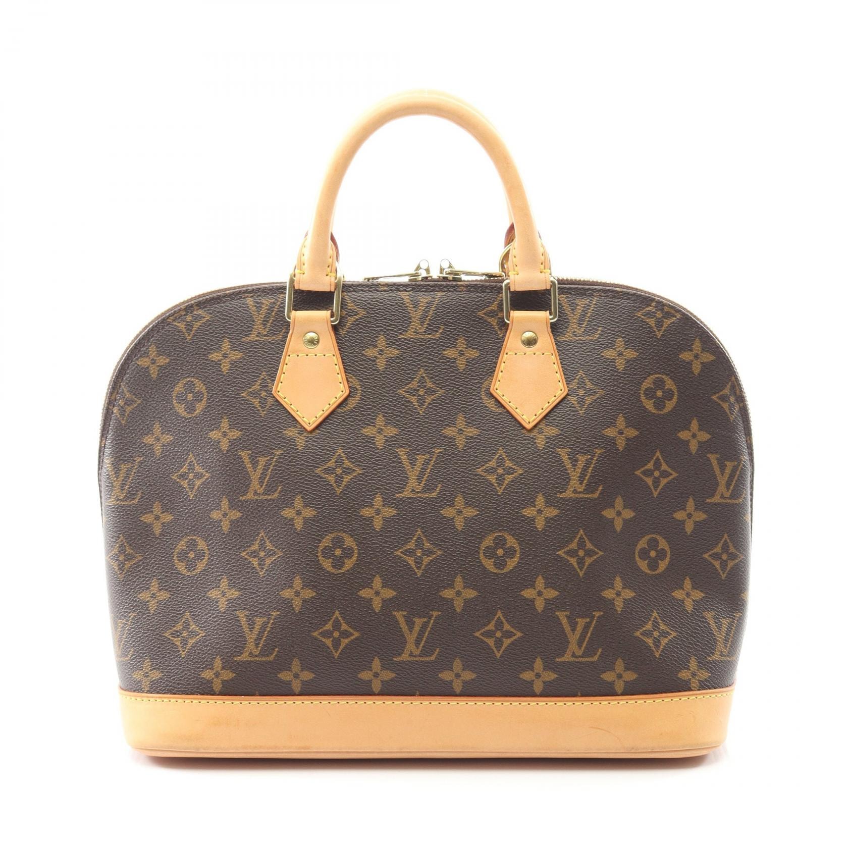 ルイ・ヴィトン LOUIS VUITTON アルマPM ハンドバッグ バッグ PVCコーティングキャンバス レザー モノグラム レディース ブラウン系 M51130 【中古】