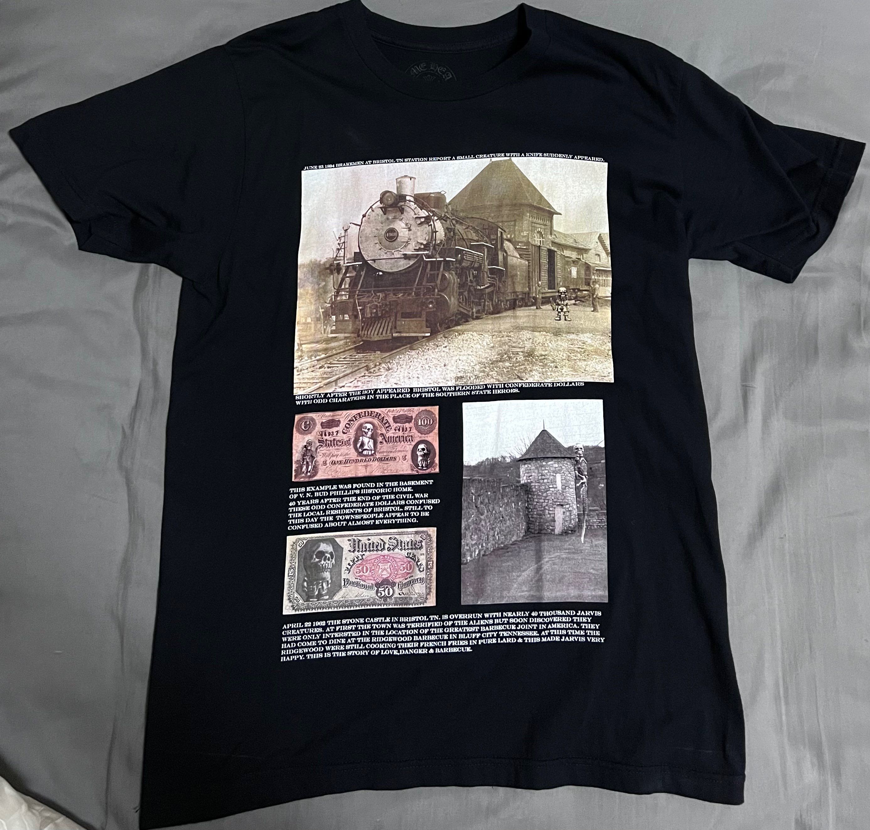 Chrome Hearts Horse Shoe Logo Pocket T-Shirt Fuck You "Black"