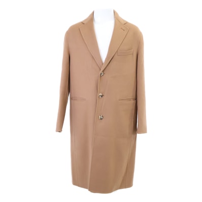 グッチ 【美品/国内正規】762017 ZAKE3 ウールカシミヤ チェスター 48