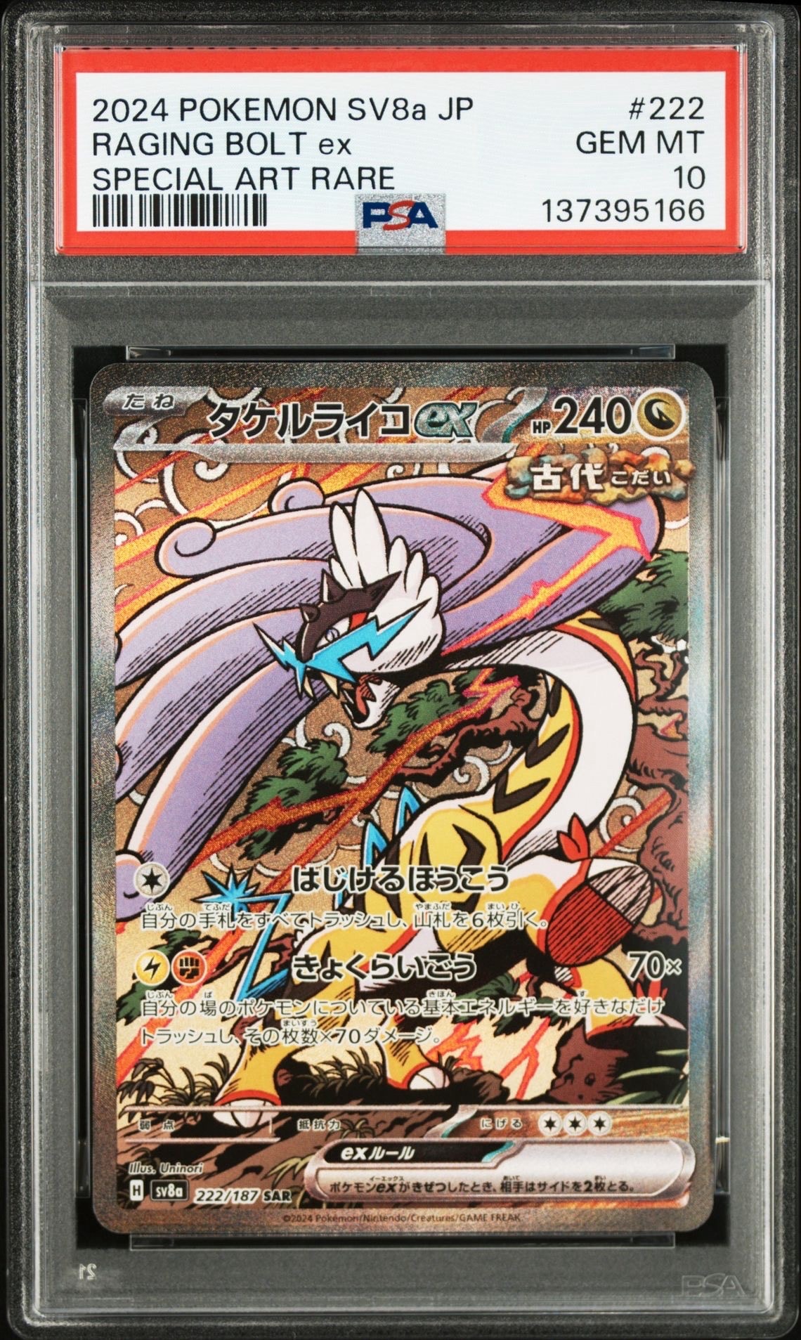 タケルライコex SAR [SV8a 222/187](ハイクラスパック「テラスタル