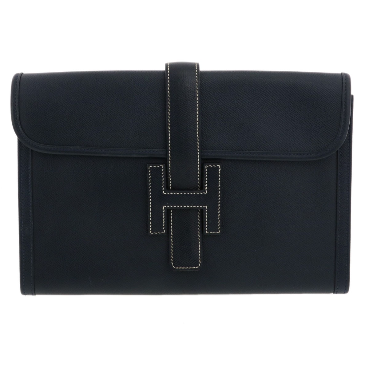 HERMES エルメス ジジェ PM セカンドバッグ クシュベル ネイビー Y刻印  メンズ【中古】
