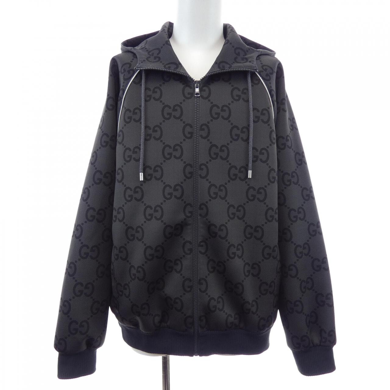 グッチ GUCCI ウェブ ストライプ付き ジャンボGG ジップジャケット 771619 XJF52 ブルゾン