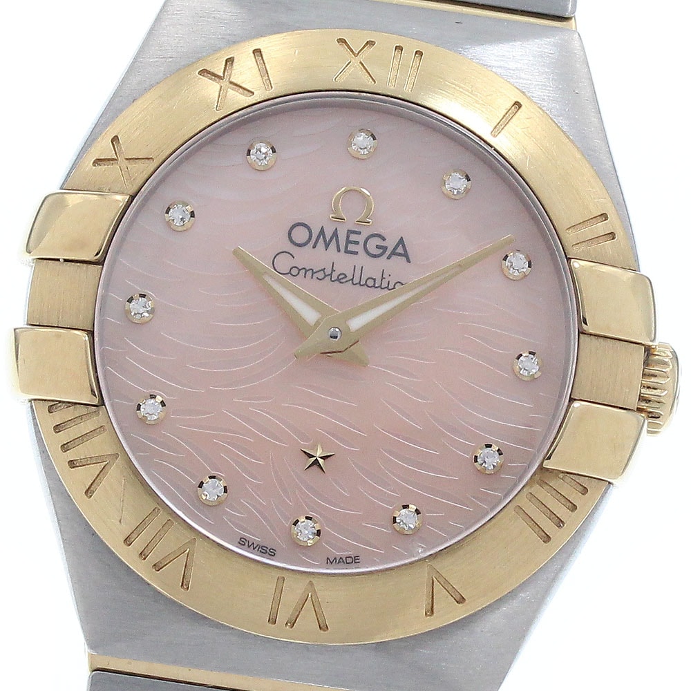 オメガ コンステレーション プリュム レディース 【中古】