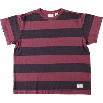 古着 リーバイス Levi's ボーダー柄 半袖 ボーダーTシャツ メンズL相当/eaa672081