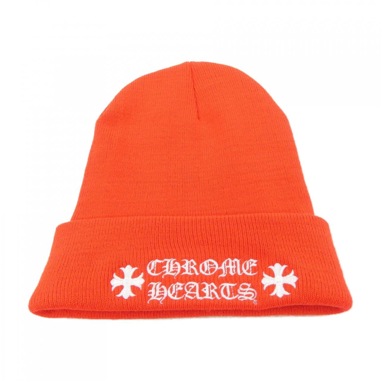 Chrome Hearts Wool Watch Cap Logo Embroidery Beanie "Orange"