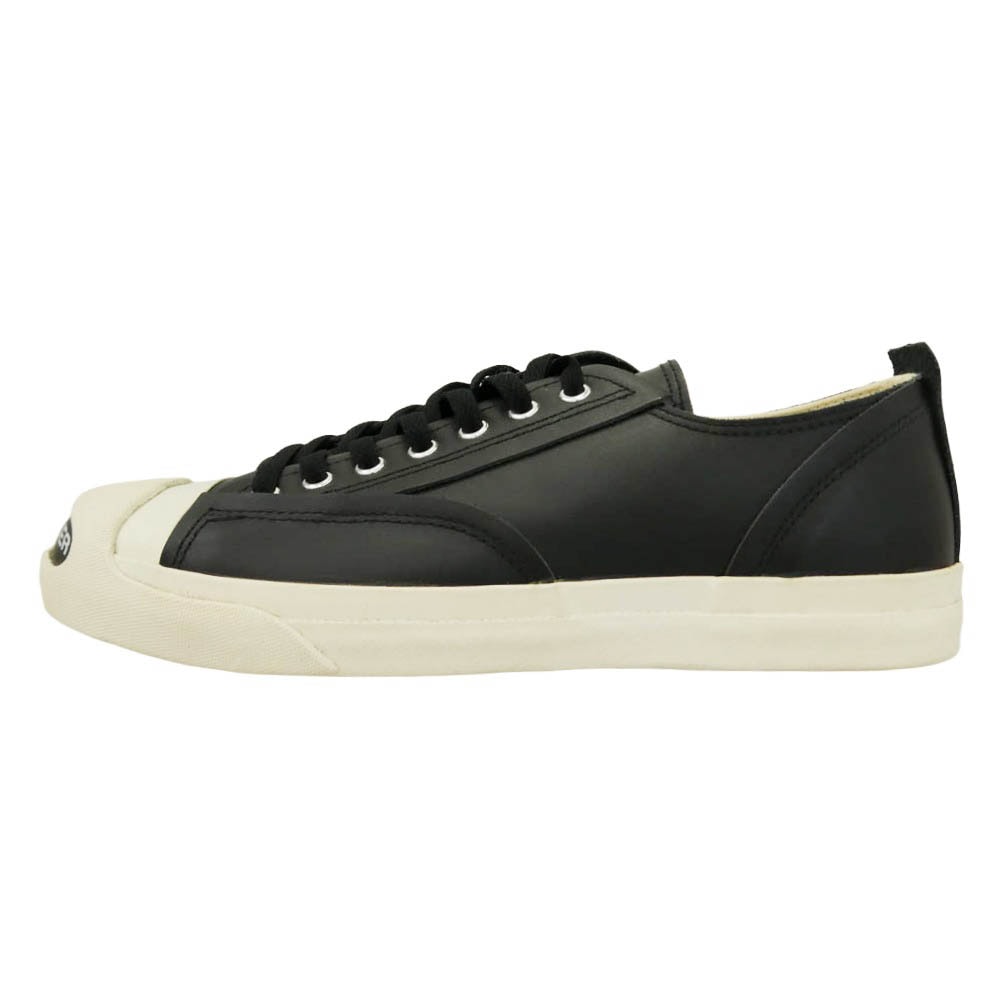 UNDERCOVER アンダーカバー UC2D9F02 TOE LOGO LEATHER SNEAKER トゥーロゴ レザー ローカット スニーカー シューズ ブラック系 オフホワイト系 L【中古】