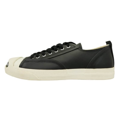 UNDERCOVER アンダーカバー UC2D9F02 TOE LOGO LEATHER SNEAKER トゥーロゴ レザー ローカット スニーカー シューズ ブラック系 オフホワイト系 L【中古】