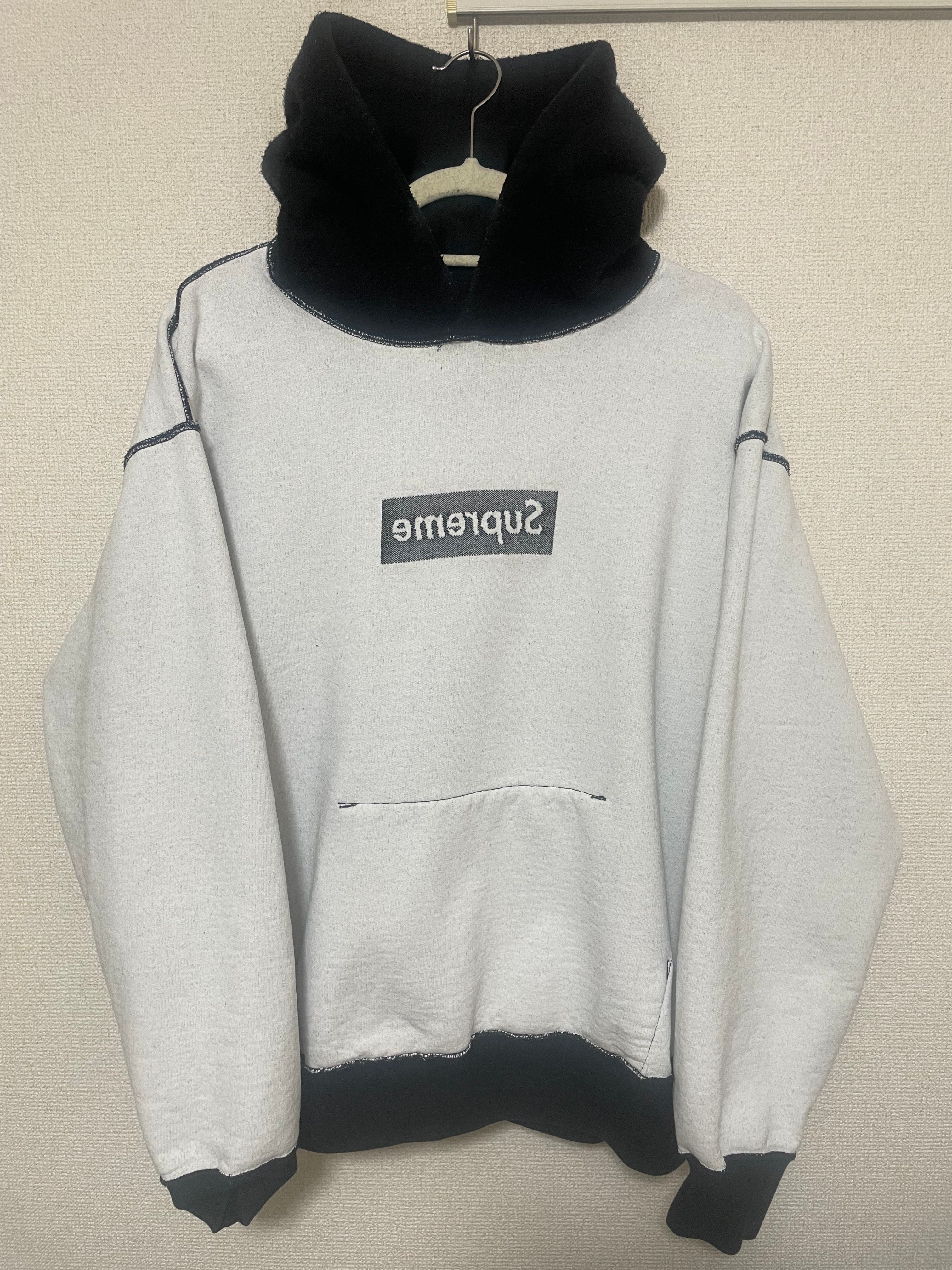 Supreme Inside Out Box Logo Hooded Sweatshirt "Black"