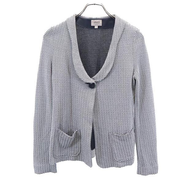 ARMANI COLLEZIONI アルマーニコレッツォーニ 総柄 ジャケット 42 グレー系
