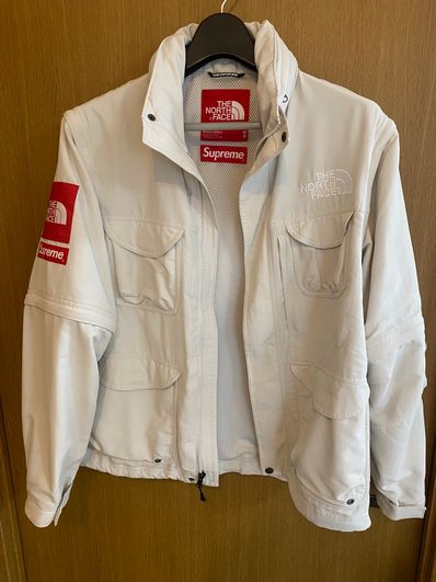Supreme x The North Face Trekking Convertible Jacket "Moonlight Ivory"