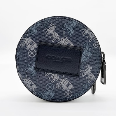 COACH コーチ ラウンド コインケース
コーティングキャンバス ブルー メンズ
【中古】