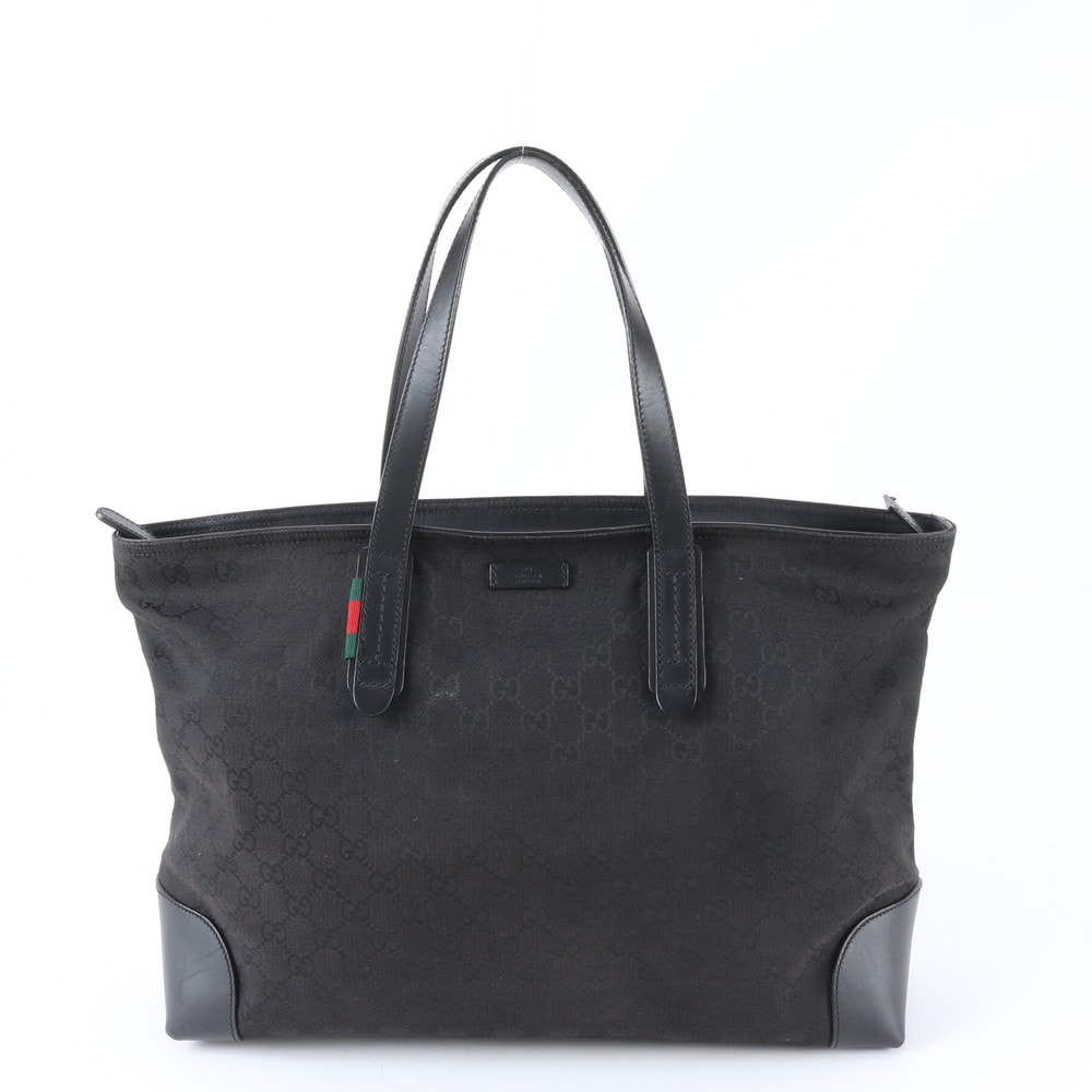 ■美品 グッチ GGキャンバス 308928 トート バッグ