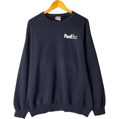 古着 90~00年代 リー Lee FedEx フェデックス アドバタイジング スウェットシャツ トレーナー メンズXL相当 ヴィンテージ/eaa579469