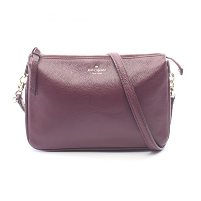 ケイトスペード Kate Spade Larchmont Avenue Madelyne ショルダーバッグ バッグ レザー レディース ボルドー系 WKRU5503 【中古】