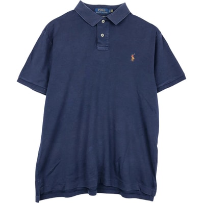 古着 ラルフローレン Ralph Lauren POLO RALPH LAUREN CUSTOM SLIM FIT 半袖 ポロシャツ メンズL相当/eaa656516