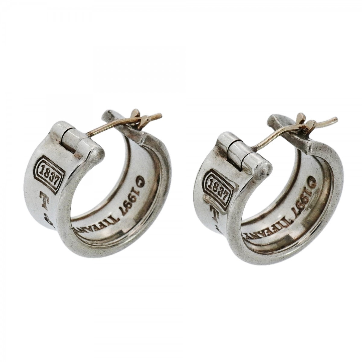 【6jdb0484-k】ティファニー ピアス ナロー シルバー925【中古】メンズ レディース ユニセックス