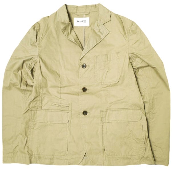 BEAMS BOY ビームスボーイ ダンプ3ボタンジャケット 13-16-0172-286 Free ベージュ テーラード アウター g22576