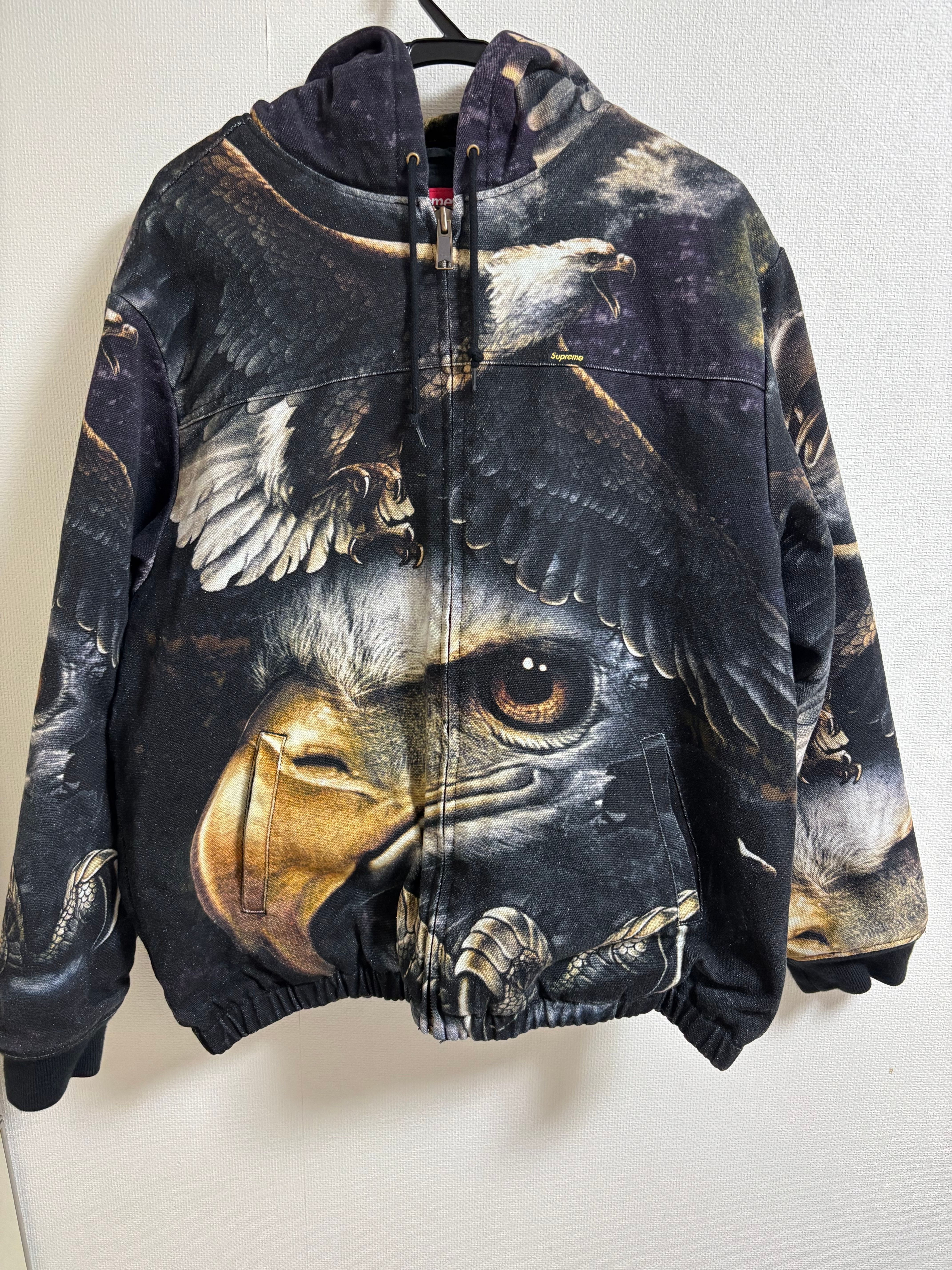 Supreme Eagle Hooded Work Jacket 