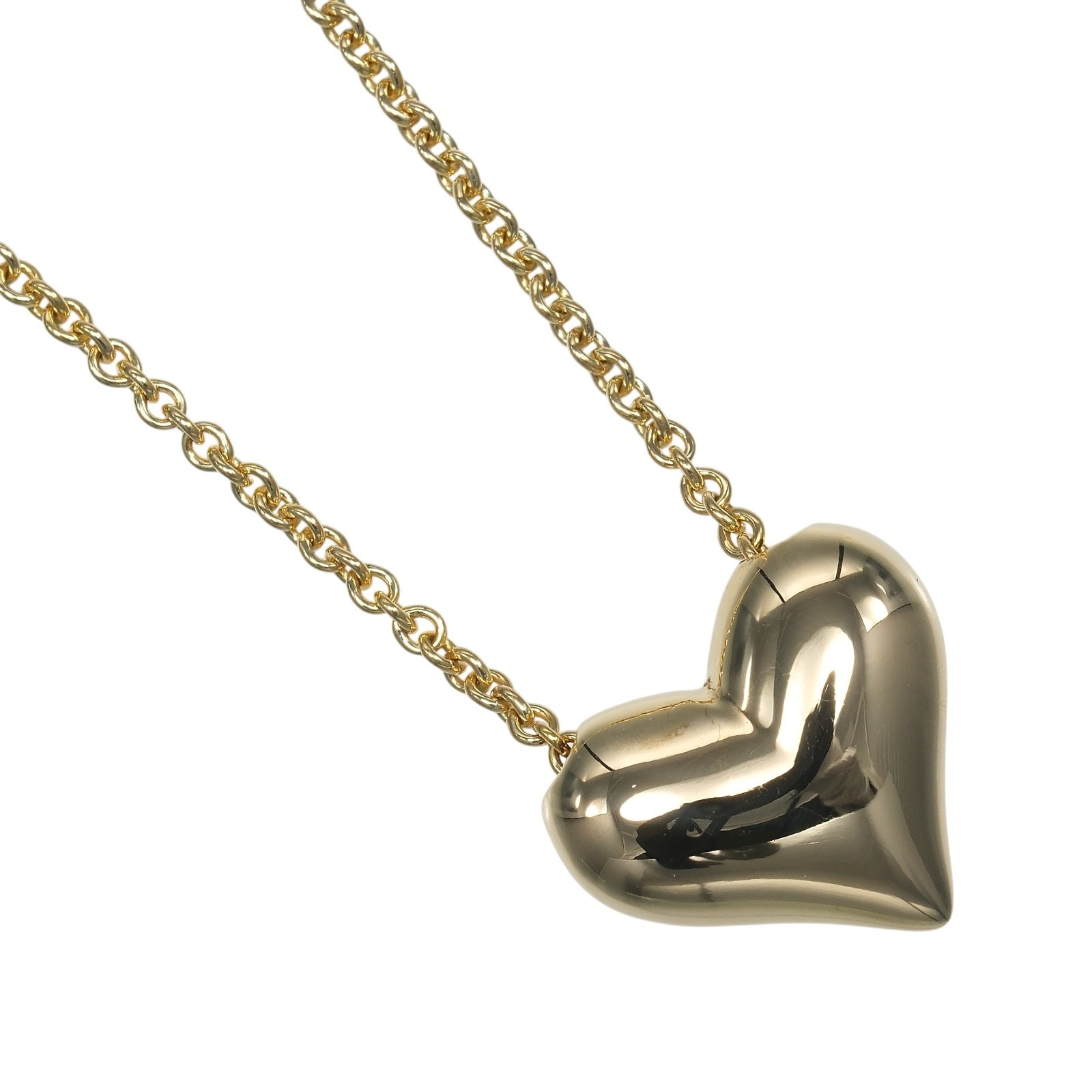 ティファニー ピンチドハート レディースネックレス