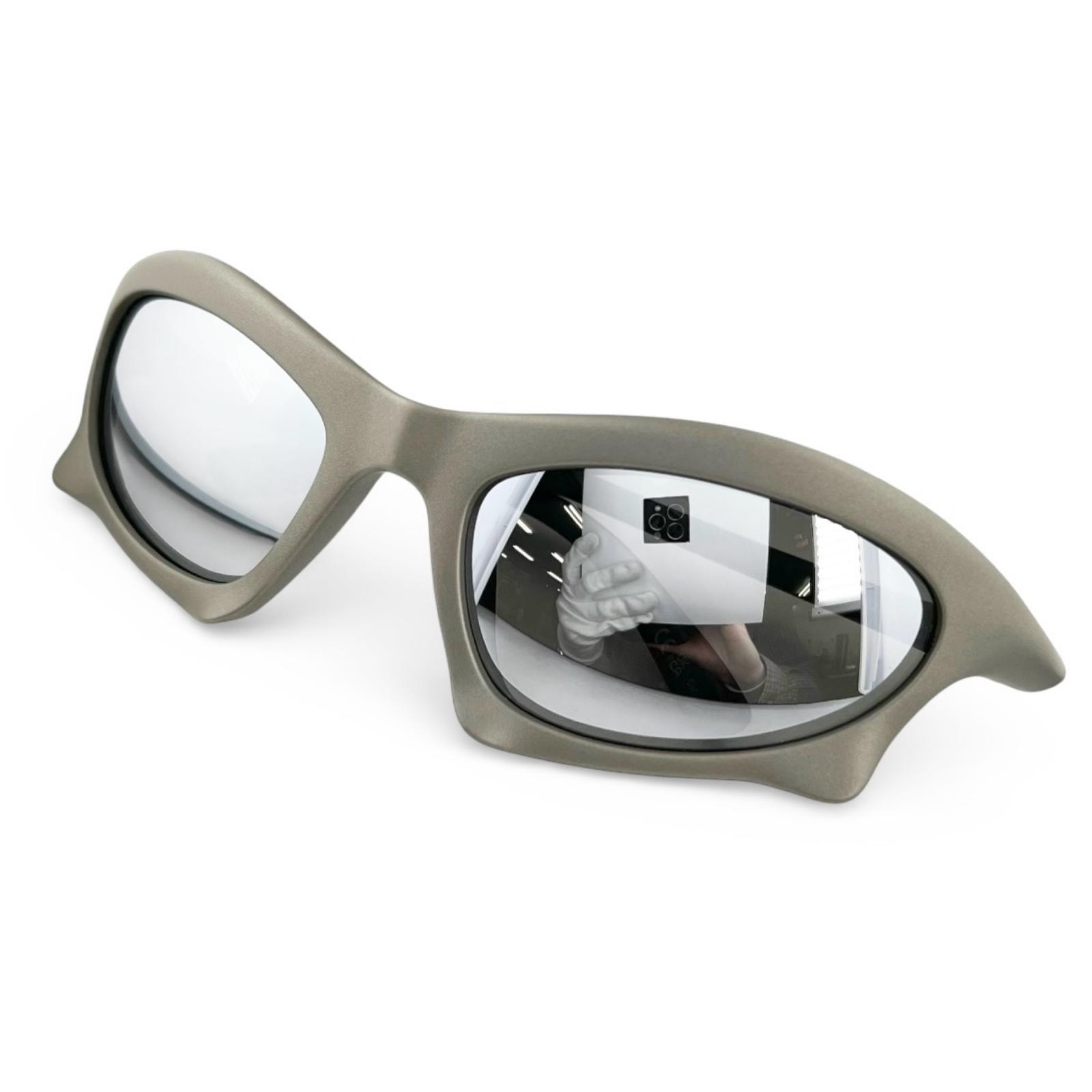 極美品 バレンシアガ サングラス カーキグレー メンズ 59⬜︎20 125 BB0229S