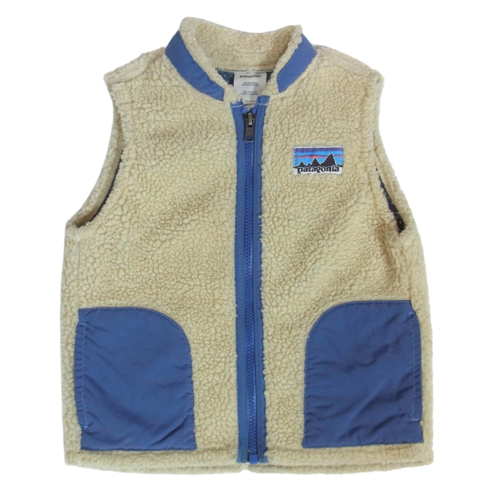patagonia パタゴニア ベスト 61010f7 キッズ クラシック レトロX フリース ベスト ベージュ系 3T【中古】