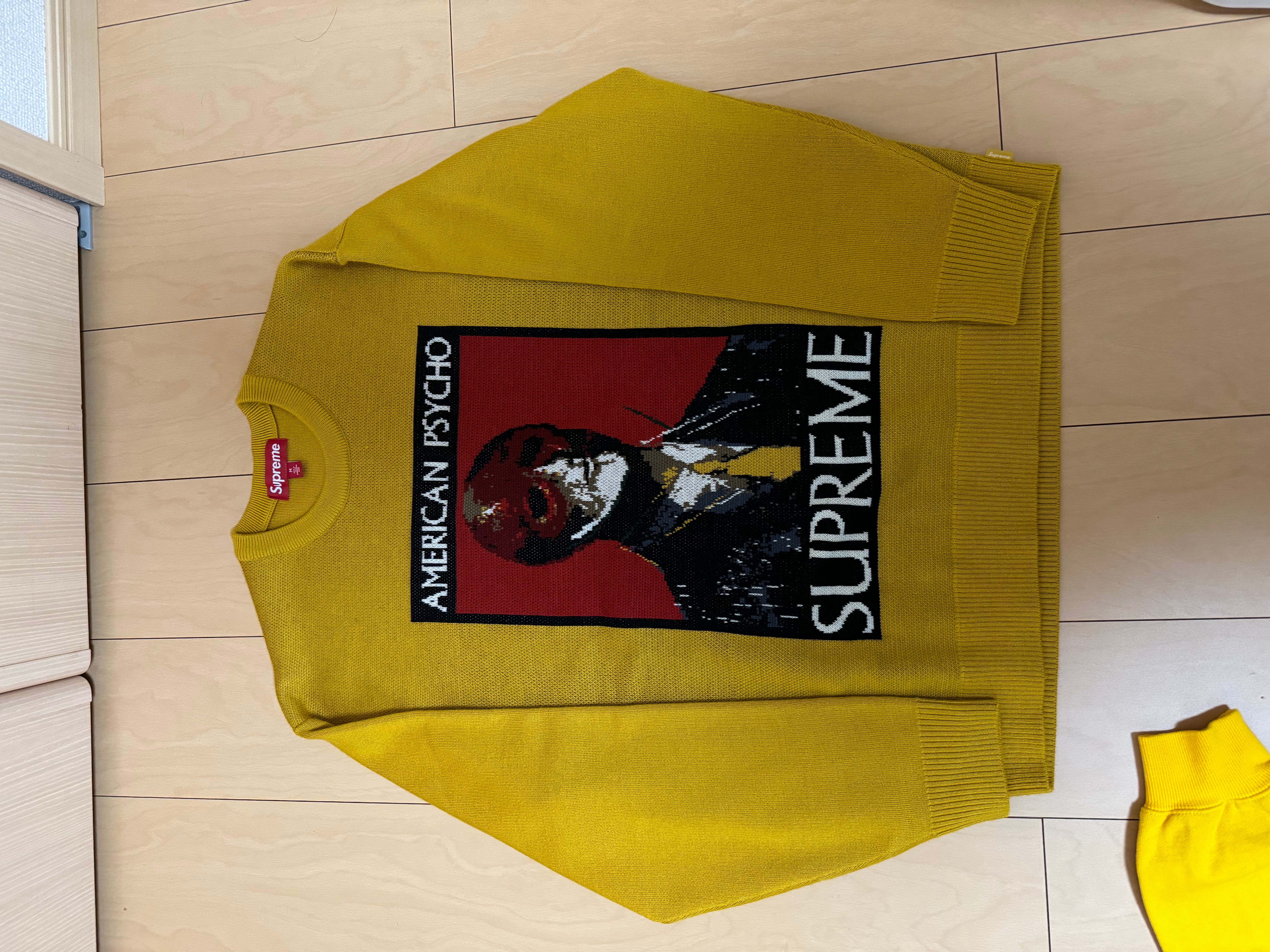 Supreme American Psycho Sweater "Yellow"