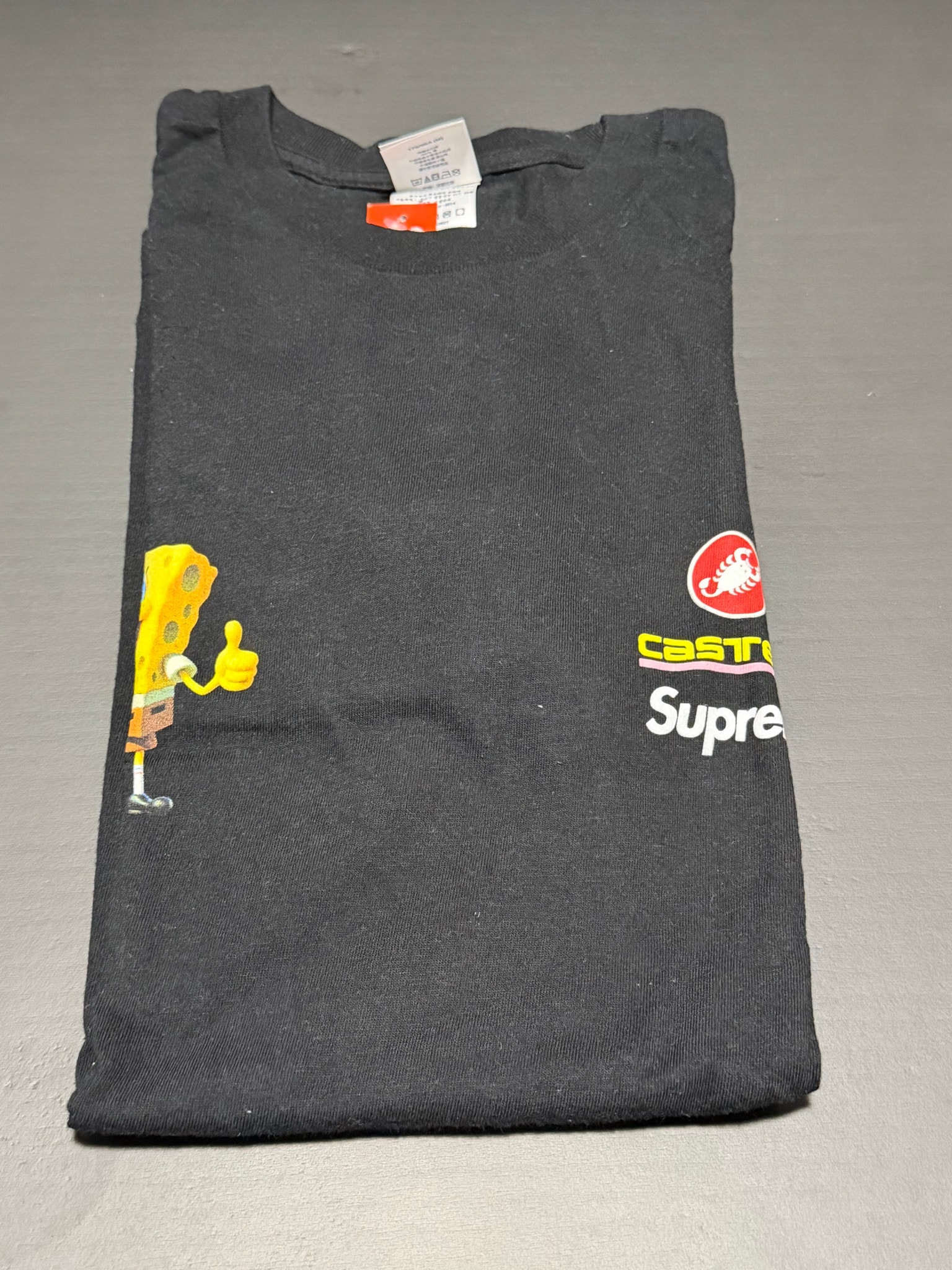 Supreme x SpongeBob Castelli Racing L/S Tee "Black"