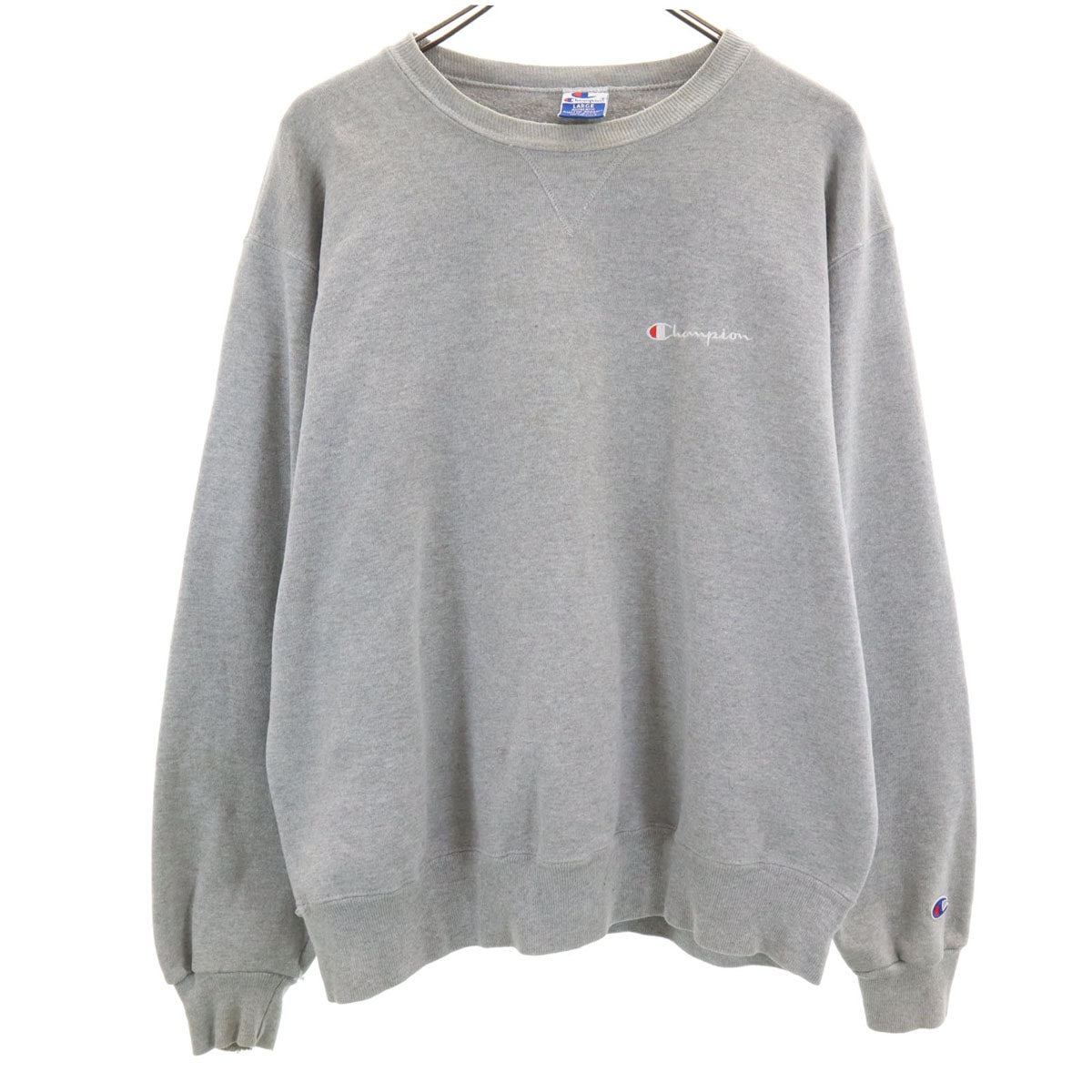 Champion チャンピオン 90s USA製 オールド 青タグ 長袖 スウェット トレーナー L グレー