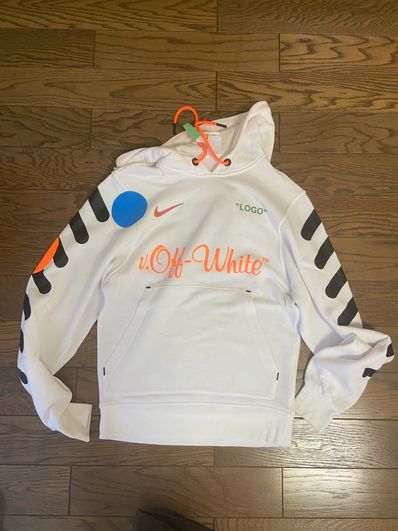 OFF-WHITE / Nikelab Mercurial NRG X Hoodie "White"