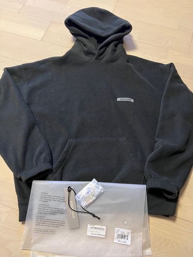 FEAR OF GOD ESSENTIALS Polar Fleece Hoodie "Black"