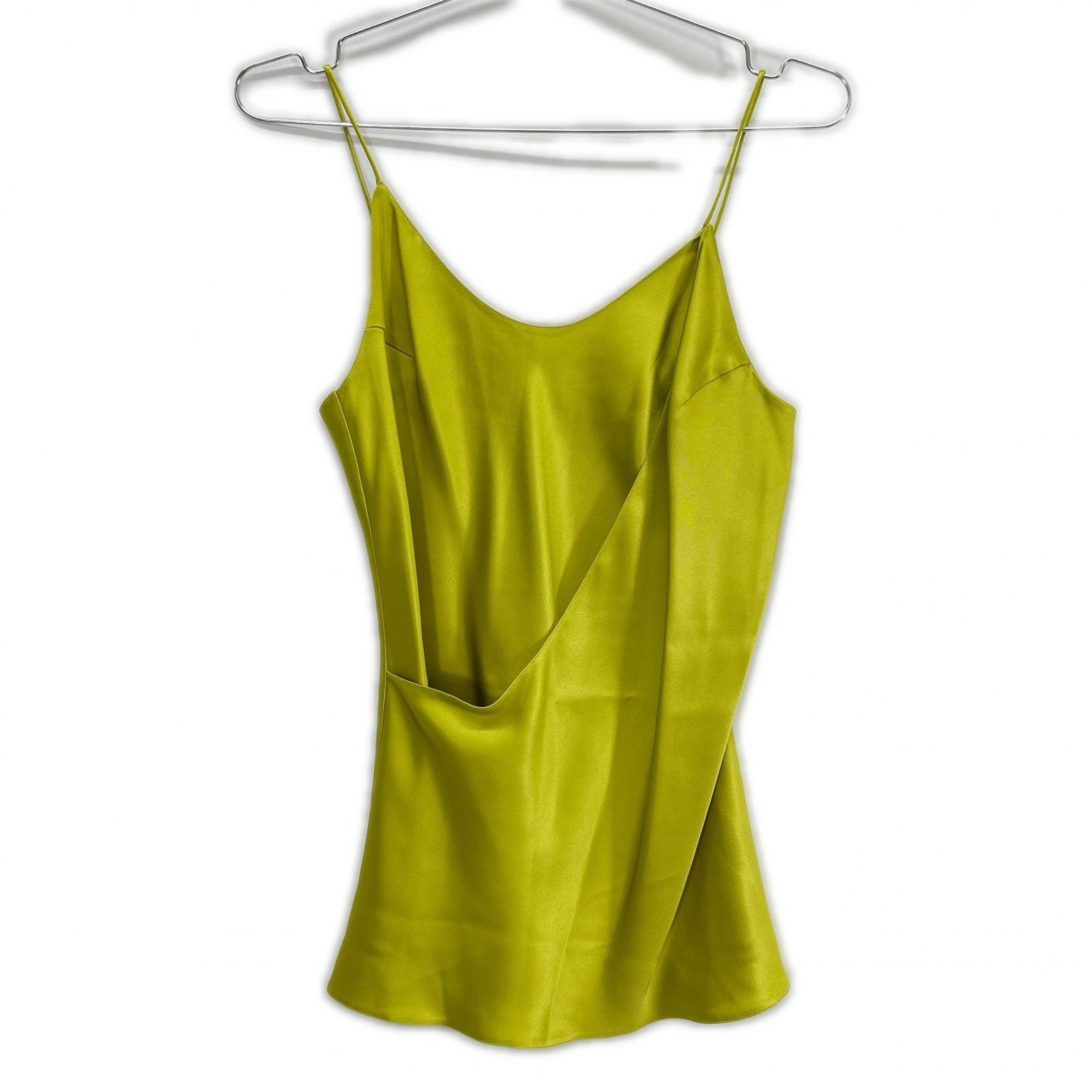 クリスチャンディオール 3A21520A1616 ガリアーノ期 シルクキャミソール 36