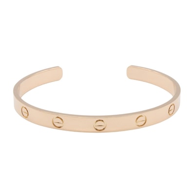 カルティエ CARTIER ラブオープン ブレスレット ブレスレット アクセサリー K18PG(ピンクゴールド) レディース ゴールド系 【中古】