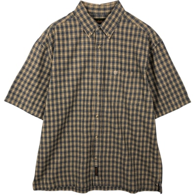 古着 90~00年代 ティンバーランド Timberland 半袖 ボタンダウン チェックシャツ ボックスシャツ メンズL相当 ヴィンテージ/eaa641458