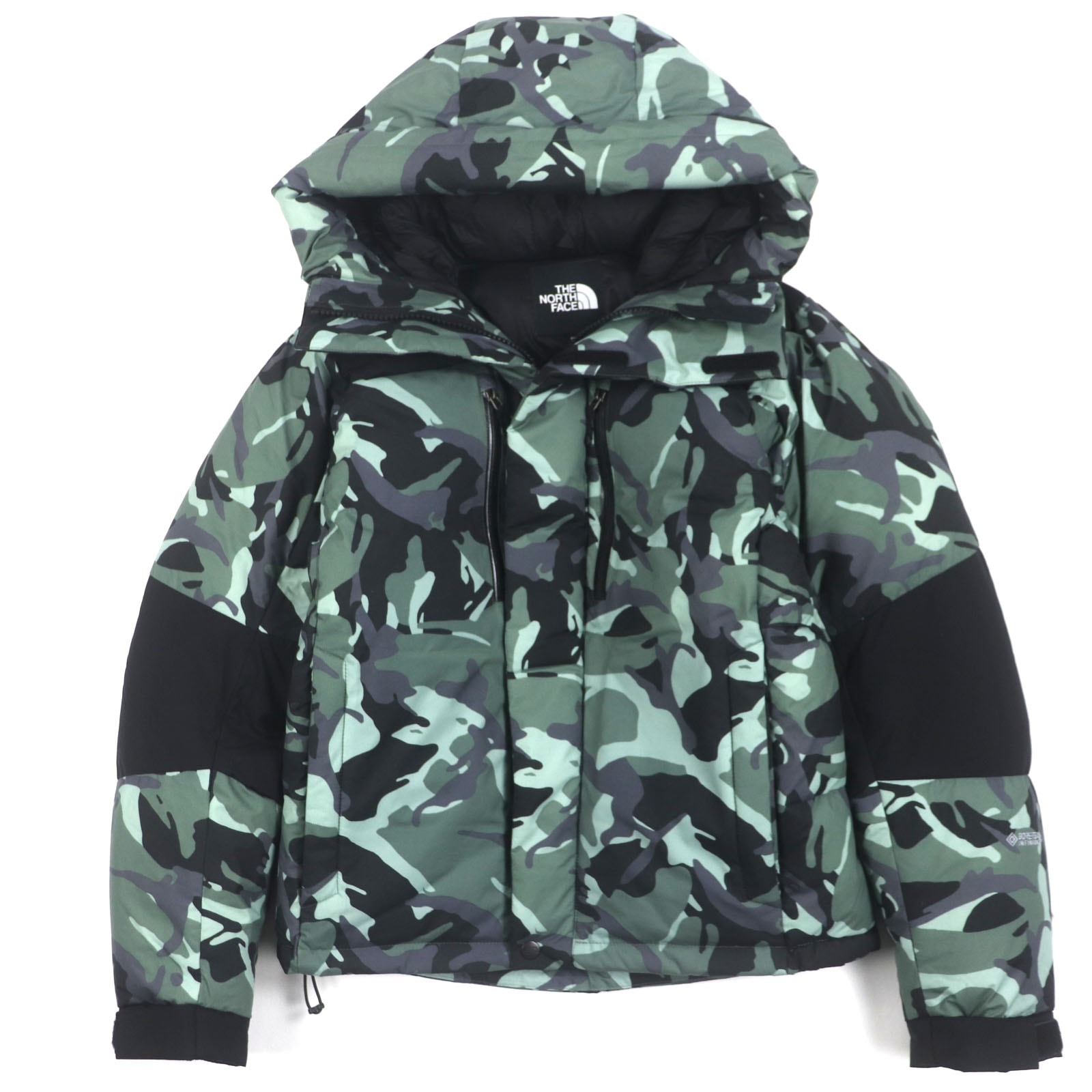 美品 ザ・ノースフェイス
 ダウンジャケット Novelty Baltro Light Jacket グリーン ブラック メンズ S ND91951