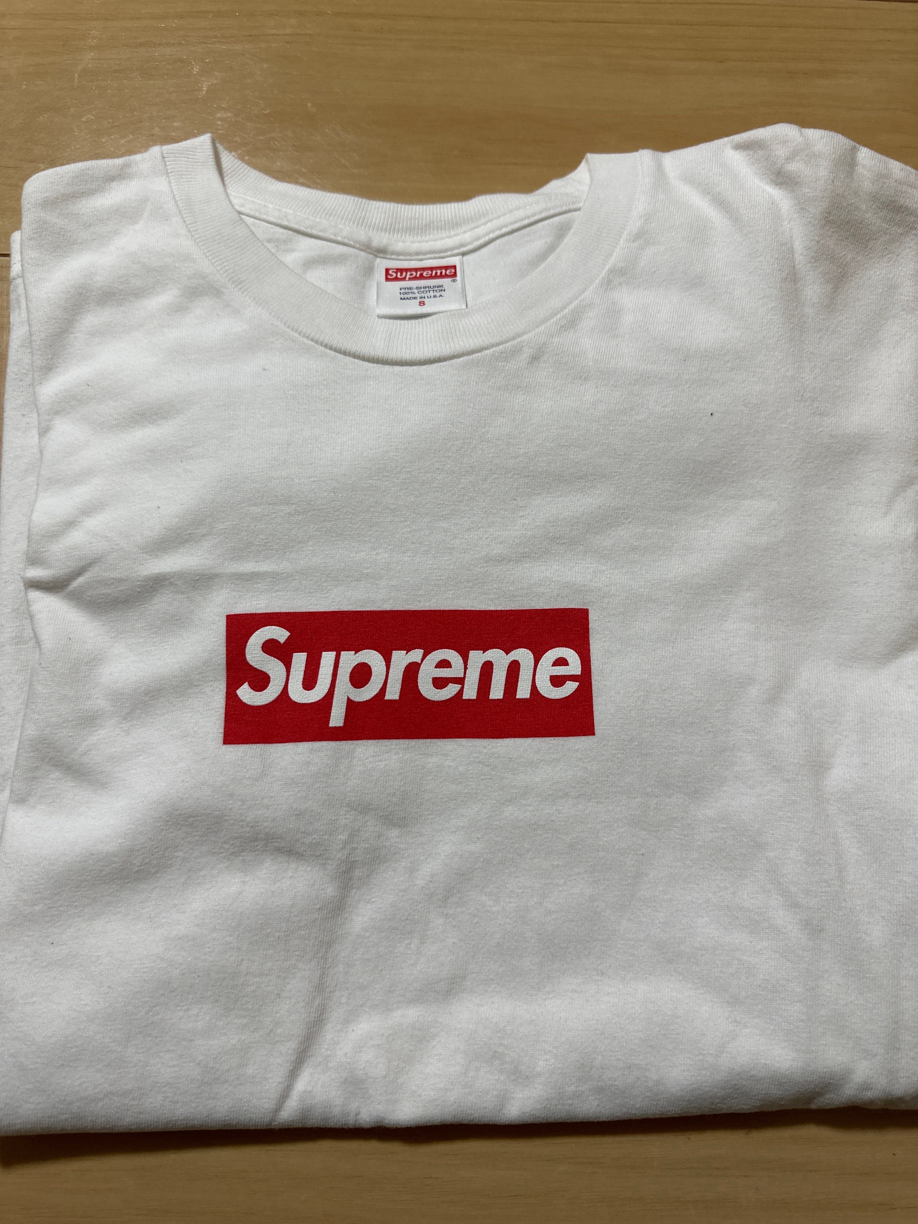 Supreme Box Logo L/S Tee "White"