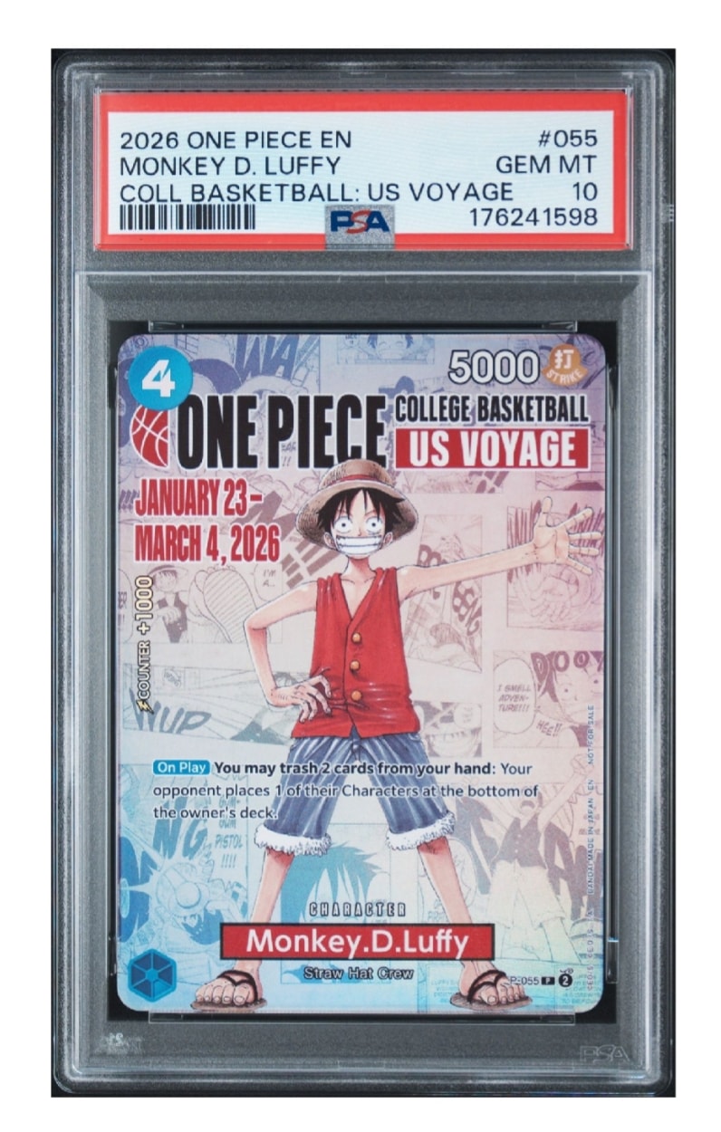 PSA10】モンキー・D・ルフィ：P (開封済) [P-055]【英語版