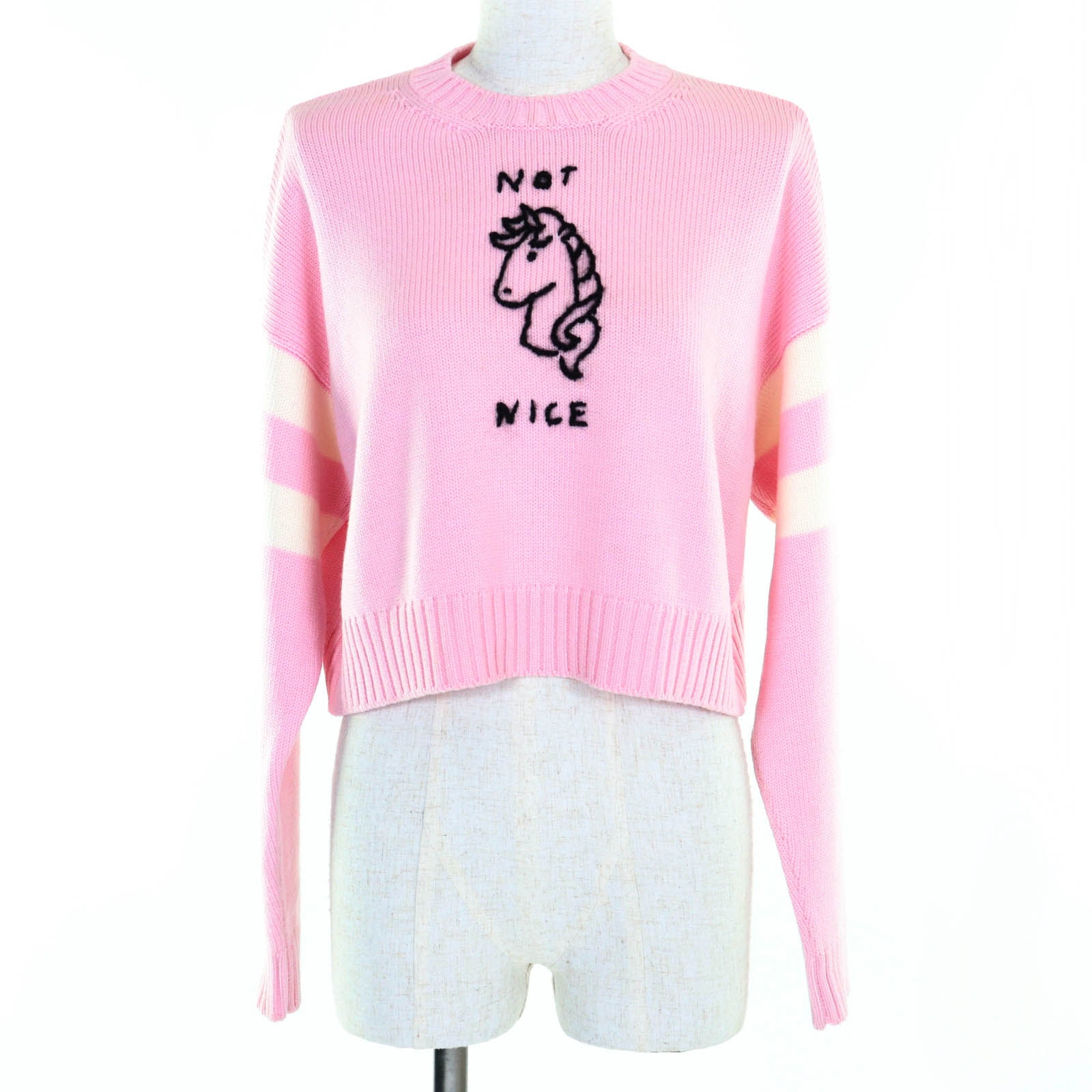 美品 ミュウミュウ
セーター ピンク レディース 36 MML188