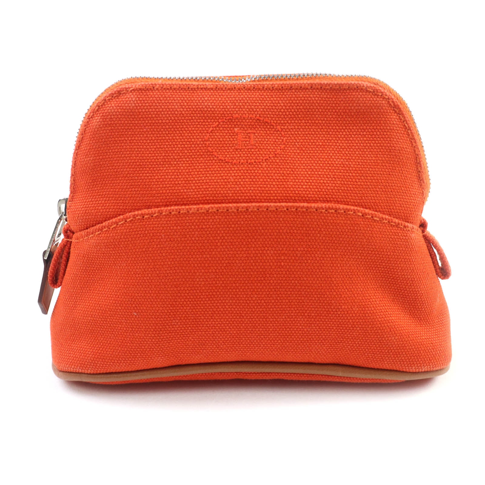 極美品 エルメス
 ポーチ ボリードポーチ ミニミニ オレンジ レディース