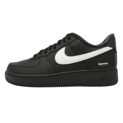 Supreme シュプリーム NIKE ナイキ CU-9225002 x Nike ナイキ Air Force 1 Low エアフォース1 ロー ブラック系 28cm【極上美品】【中古】