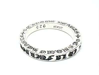 Chrome Hearts 3mm Spacer Ring LA Fuck You "Silver"