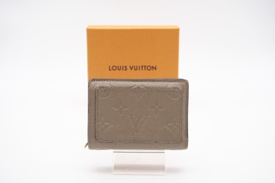 LOUIS VUITTON ルイ・ヴィトン アンプラント ポルトフォイユ クレア トゥルトレール M80152 二つ折り財布 ベージュ カーフレザー レディース