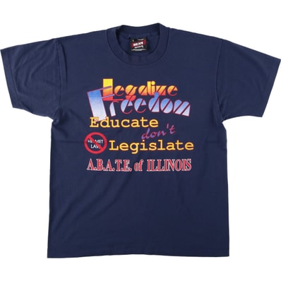 古着 90年代 フルーツオブザルーム FRUIT OF THE LOOM BEST 鷲柄 イーグル柄 プリントTシャツ USA製 メンズL相当 ヴィンテージ/eaa654391