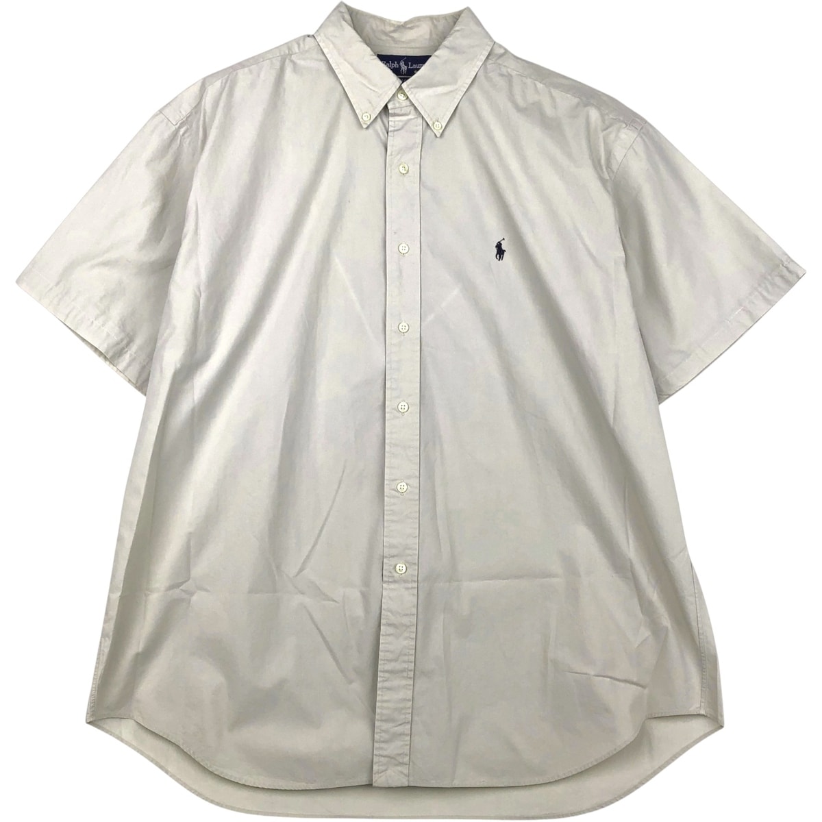 古着 ラルフローレン Ralph Lauren BLAKE 半袖 ボタンダウンシャツ メンズXL相当/eaa641074