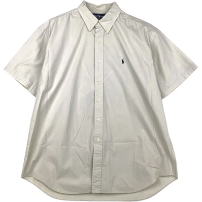 古着 ラルフローレン Ralph Lauren BLAKE 半袖 ボタンダウンシャツ メンズXL相当/eaa641074