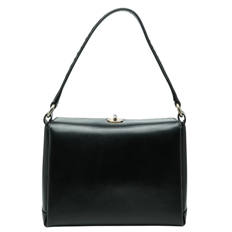 グッチ フラップ ワンショルダーバッグ 000.110.0886 ブラック レザー レディース GUCCI 【中古】