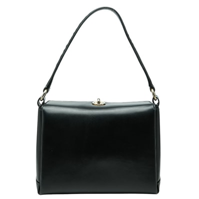 グッチ フラップ ワンショルダーバッグ 000.110.0886 ブラック レザー レディース GUCCI 【中古】
