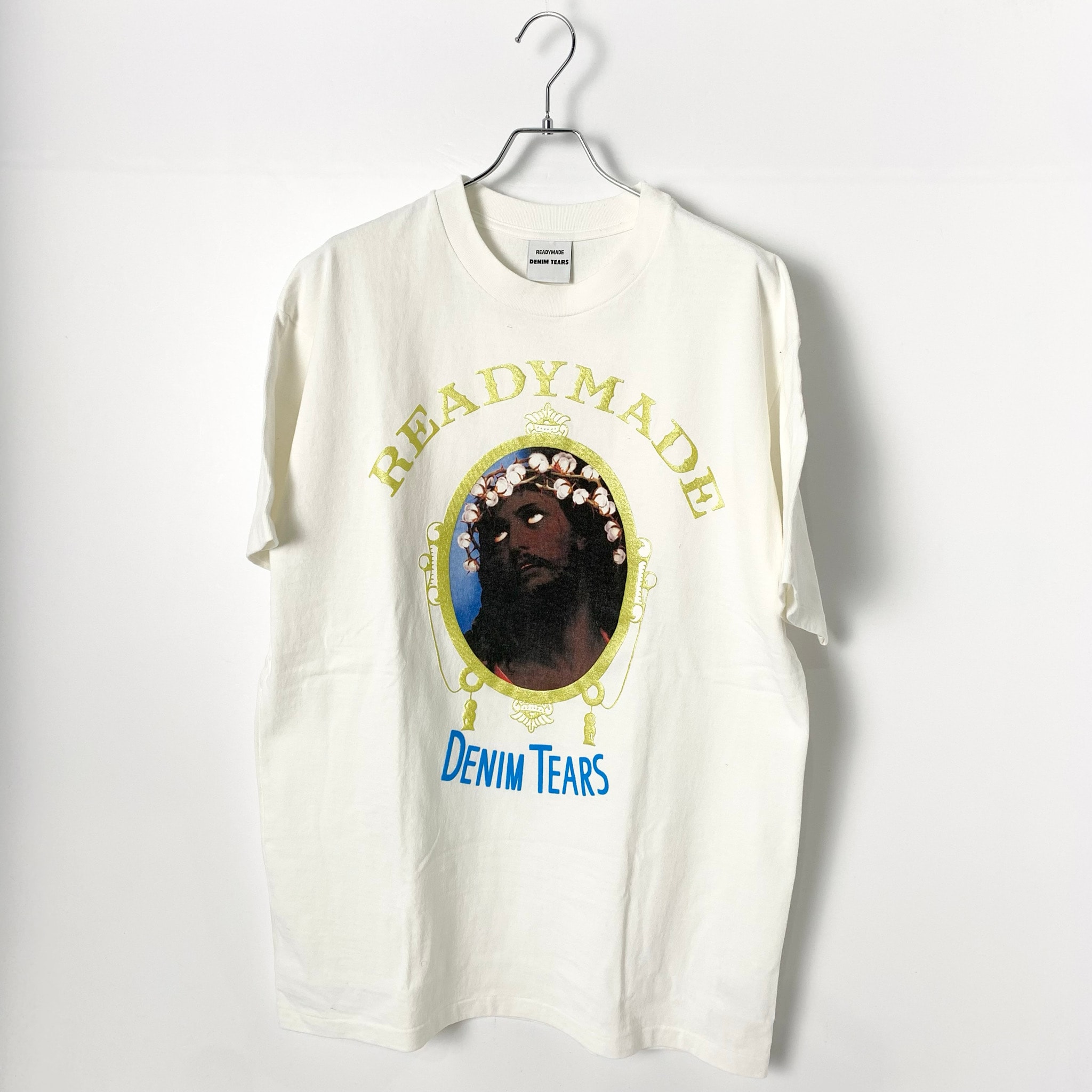 READYMADE × DENIM TEARS Cotton Wreath Tee "White"