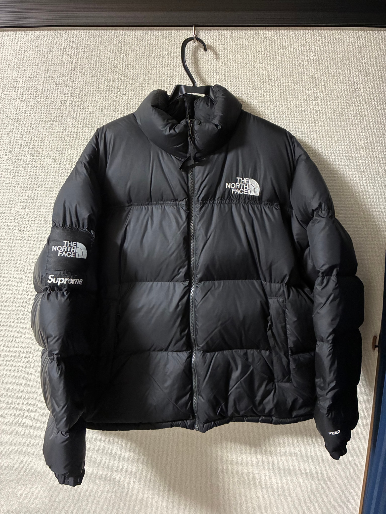 Supreme x The North Face Split Nuptse Jacket "Black" ND02400I / NF0A875F