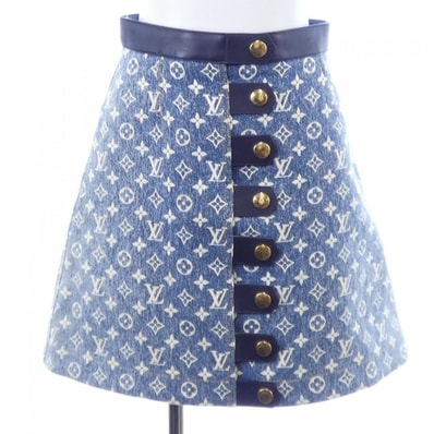 ルイヴィトン LOUIS VUITTON モノグラムジャカードデニム FMSK27KJ2 スカート