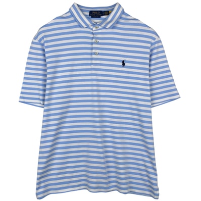 古着 ラルフローレン Ralph Lauren POLO RALPH LAUREN CLASSIC FIT 半袖 ボーダー ポロシャツ メンズL相当/eaa620902